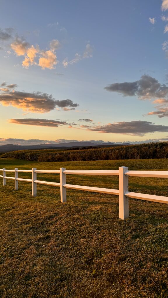 new england road trip itinerary vermont sunset