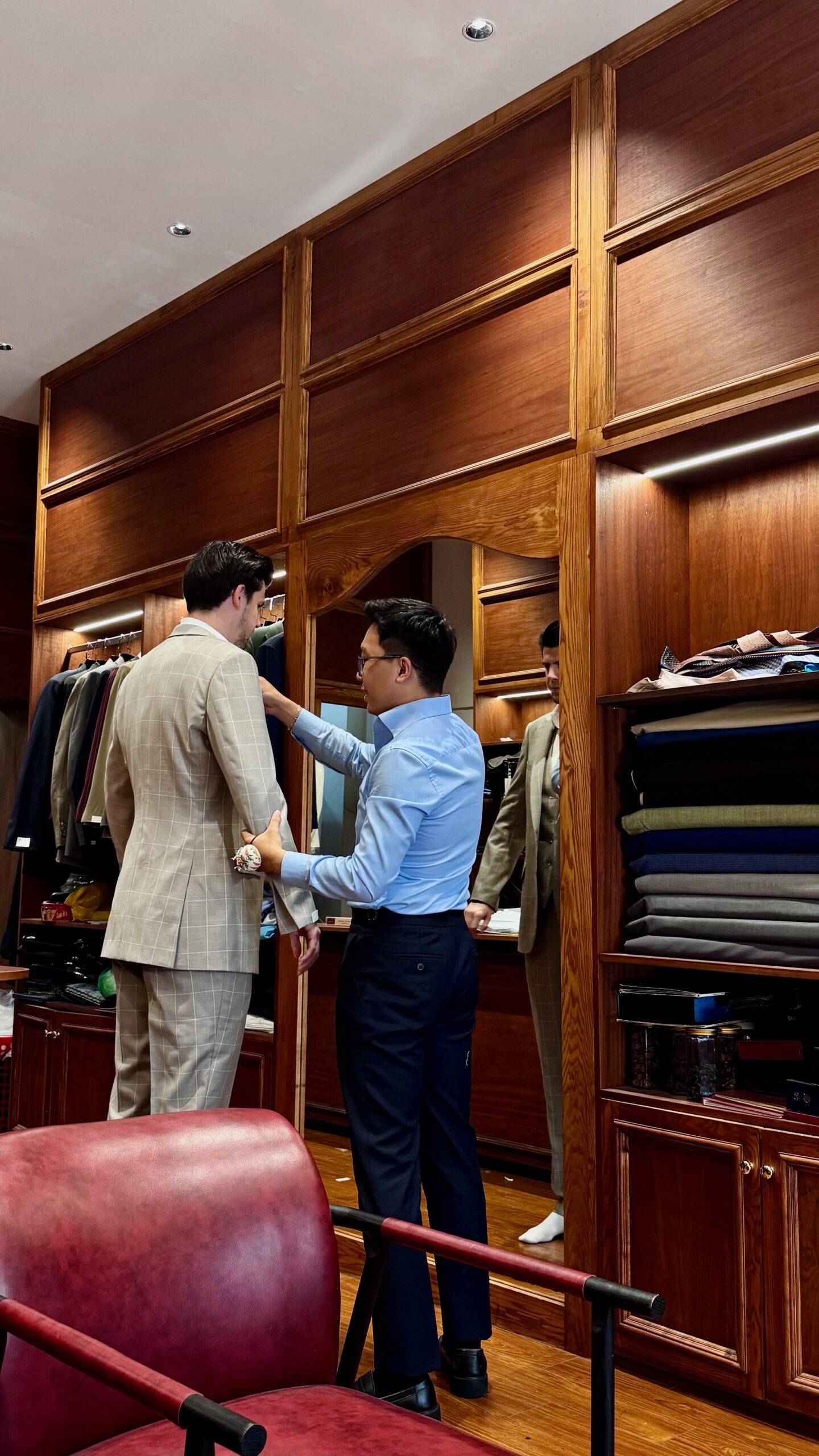 Binh Tailor bespoke suit shop in Ho Chi Minh City
