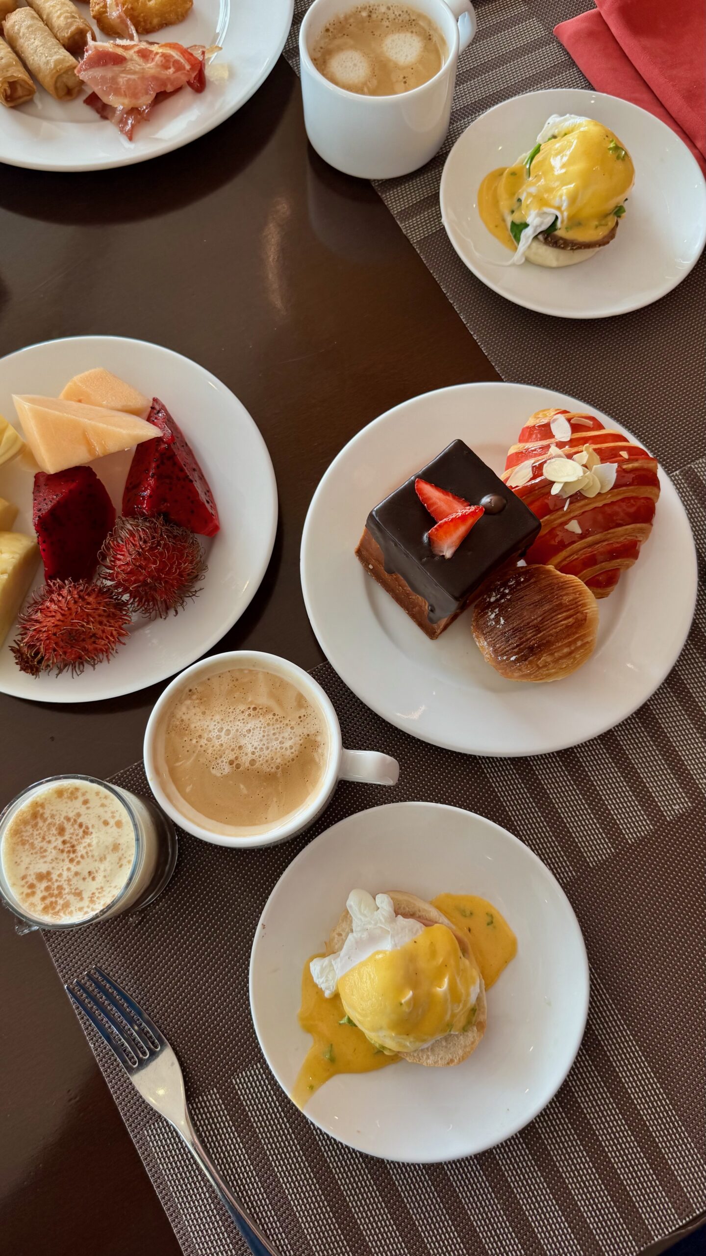 Vietnamese and Western breakfast at the resort