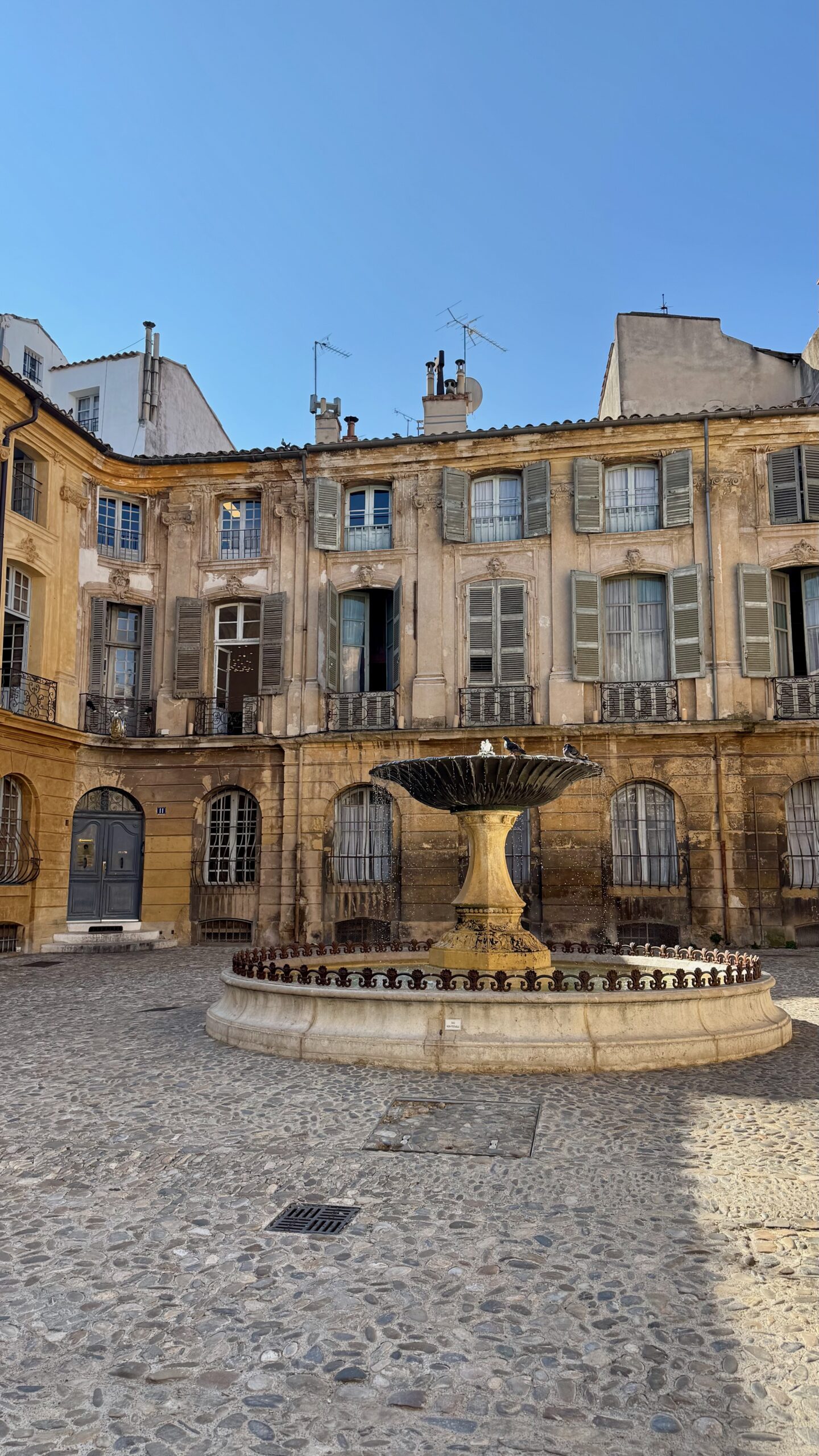 A street in central Aix-en-Provence