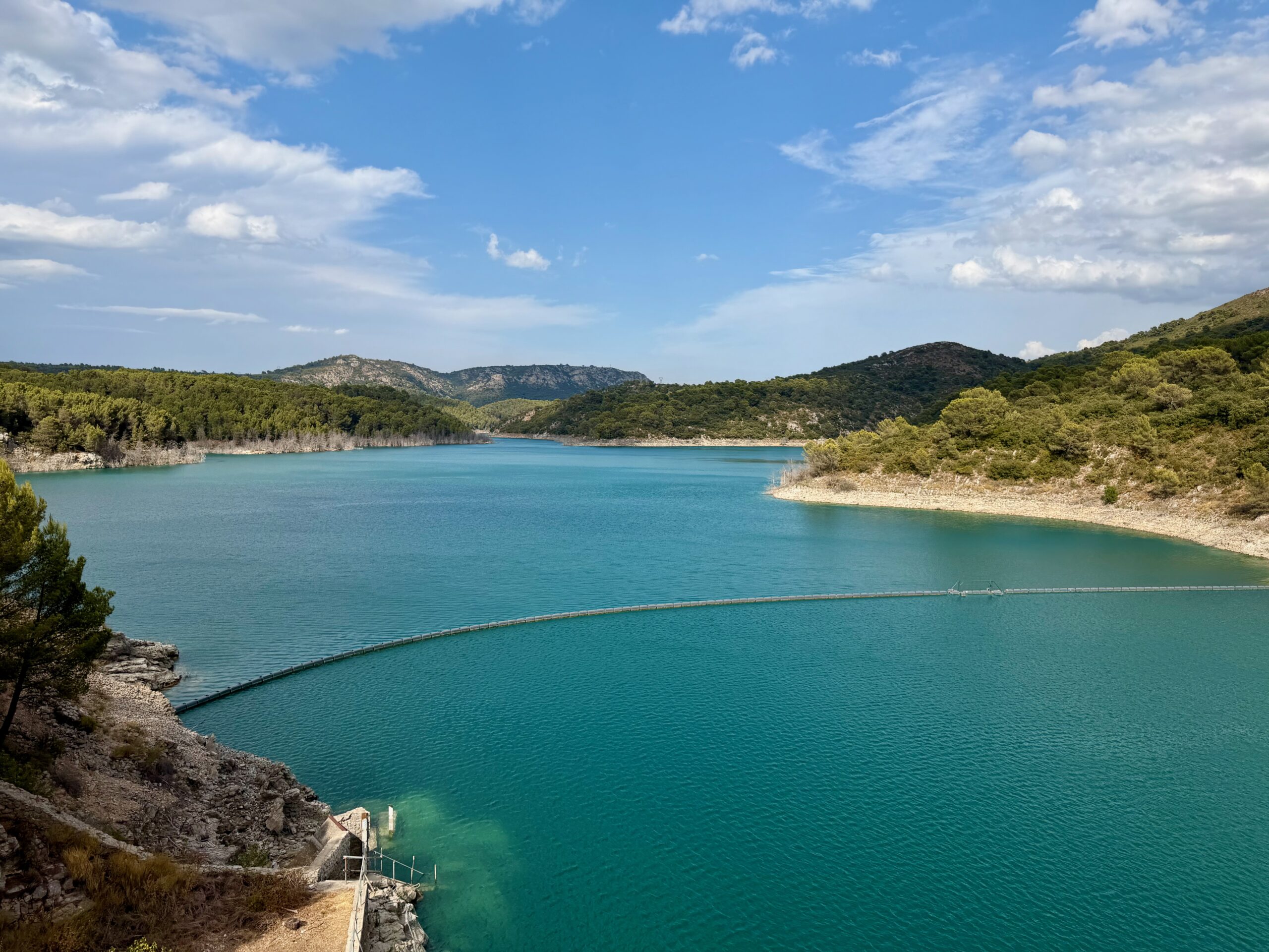 The view from Barrage de Bimont near Aix-en-Provence