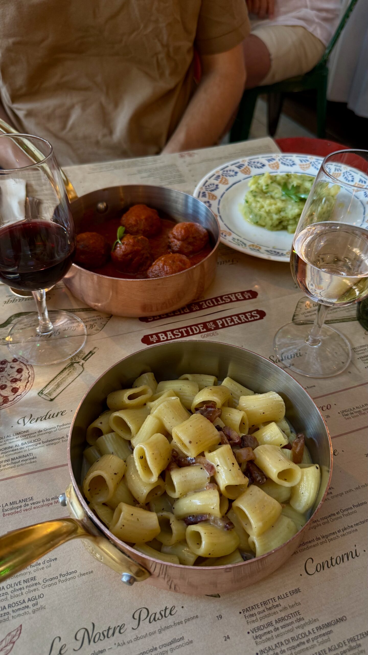 Dinner at La Bastide de Pierres in Gordes