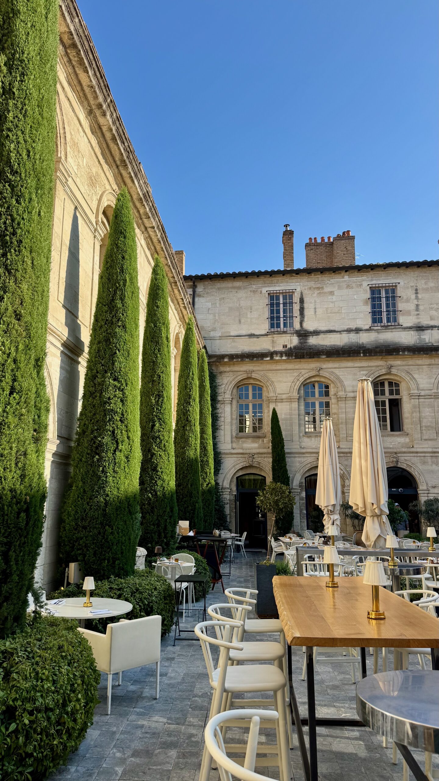 The bar at Bibendum in Avignon
