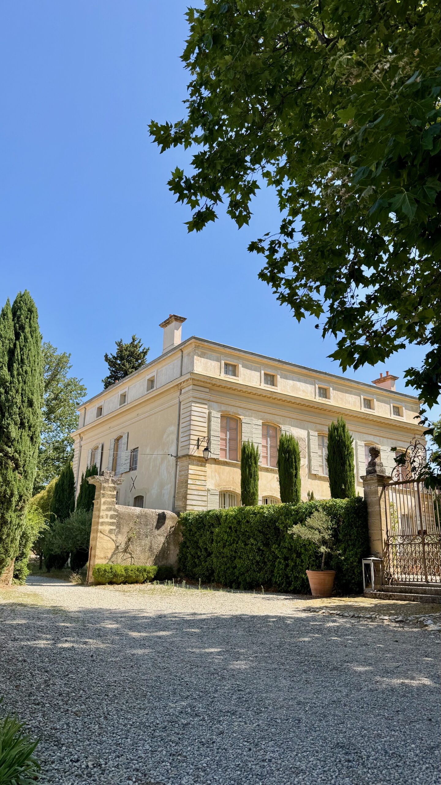 The estate buildings at Château de Beaupré