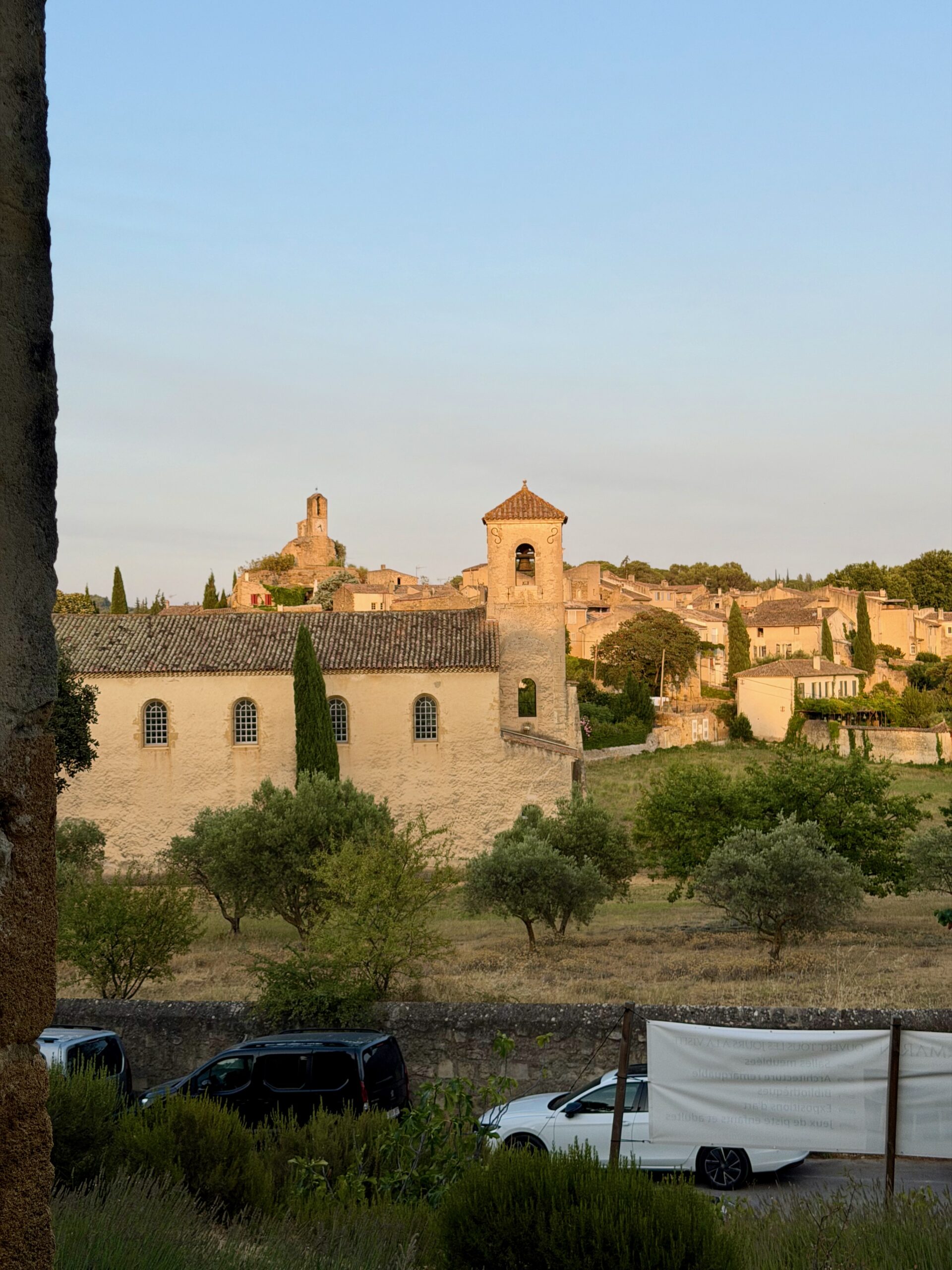 View over Lourmarin from Château de Lourmarin