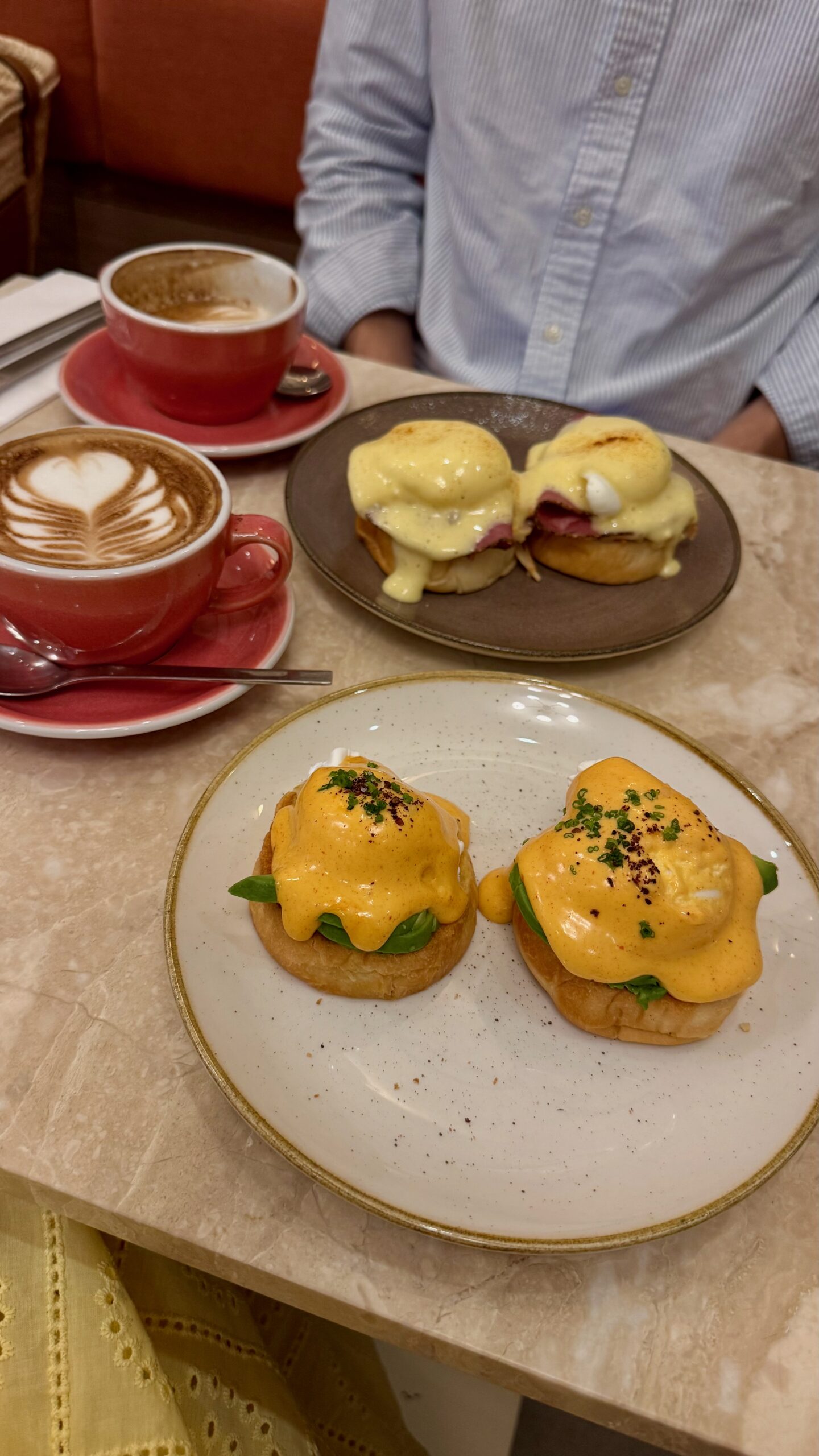 Eggs benedict at Deïa Coffee & Kitchen in Aix-en-Provence